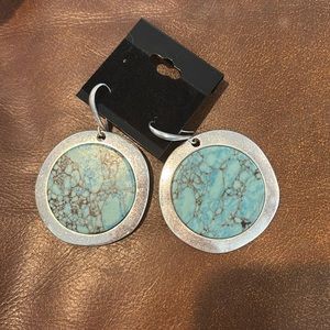 Beautiful turquoise boho style earrings